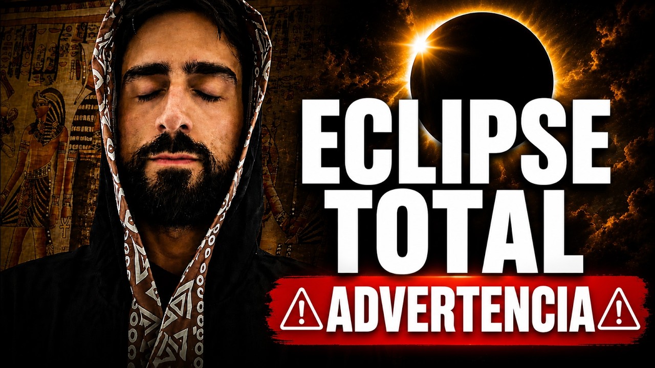 Miniatura de YouTube: ⚠️ ADVERTENCIA: ECLIPSE SOLAR  | Prepárate para lo que está por comenzar | REIKI EGIPCIO