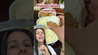 Paletas fáciles caseras #helados #cocinaconsabor #shortvideo