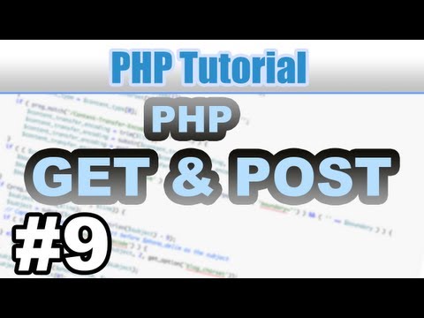 #9 - GET und POST Variablen in PHP - PHP Tutorial Deutsch German