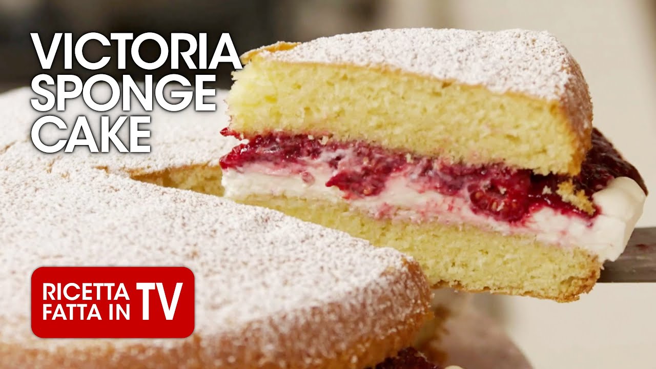 VICTORIA SPONGE CAKE di Benedetta Rossi - Ricetta TV Fatto in Casa per Voi