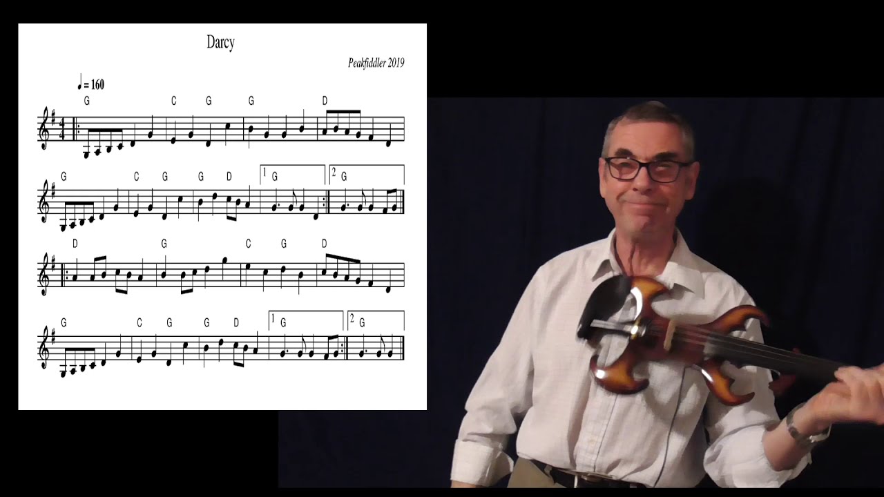 English Fiddle Tune - Electric Violin - Darcy