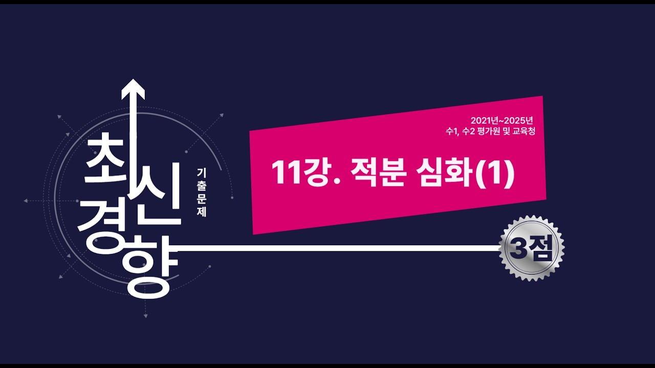 예비고3 겨울방학특강(3점) 11강. 적분 심화(1)
