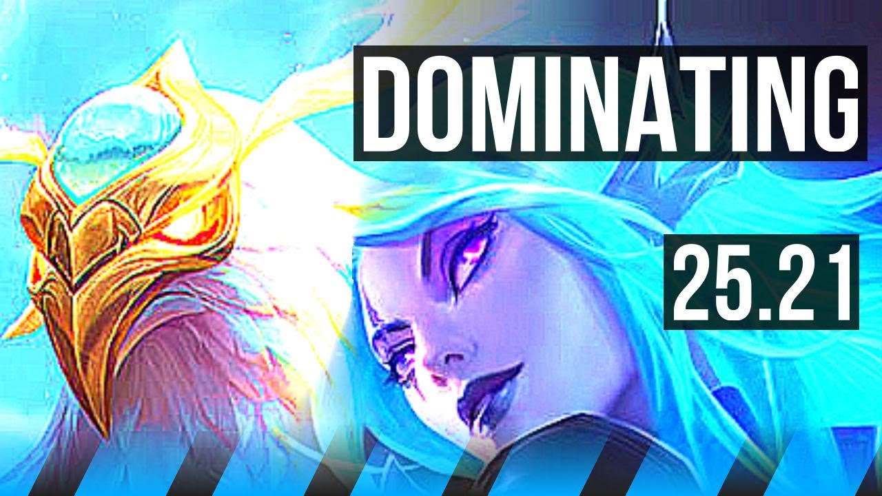ANIVIA vs KATARINA (MID) | 6/0/4, Dominating | EUW Master | 25.21