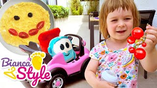 Kochen mit Bianca und Mama. Kinder Videos auf Deutsch | Ich heiße Bianca