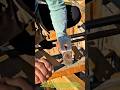 Manual Wooden Roof Frame Assembly | Traditional Carpentry Skills.