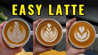 The Spatial Dynamics of a Latte Art Tulip