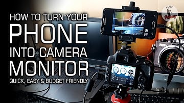 Smartphone DSLR Camera Monitor