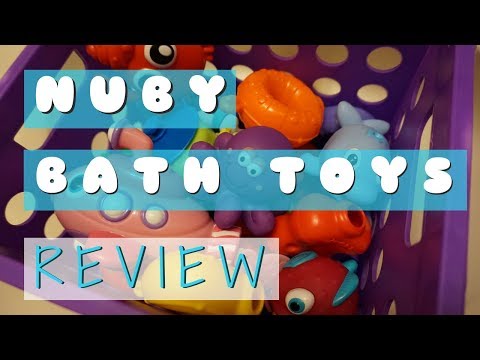 Видео: Nuby Octopus Floating Bath Toy Review Обзор