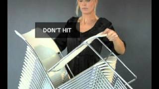 How not to stack the 40/4 chair