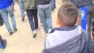 5 Year Old QPR fan singing "Captain Jack" after Play-Off Finals 2014 at Wembley
