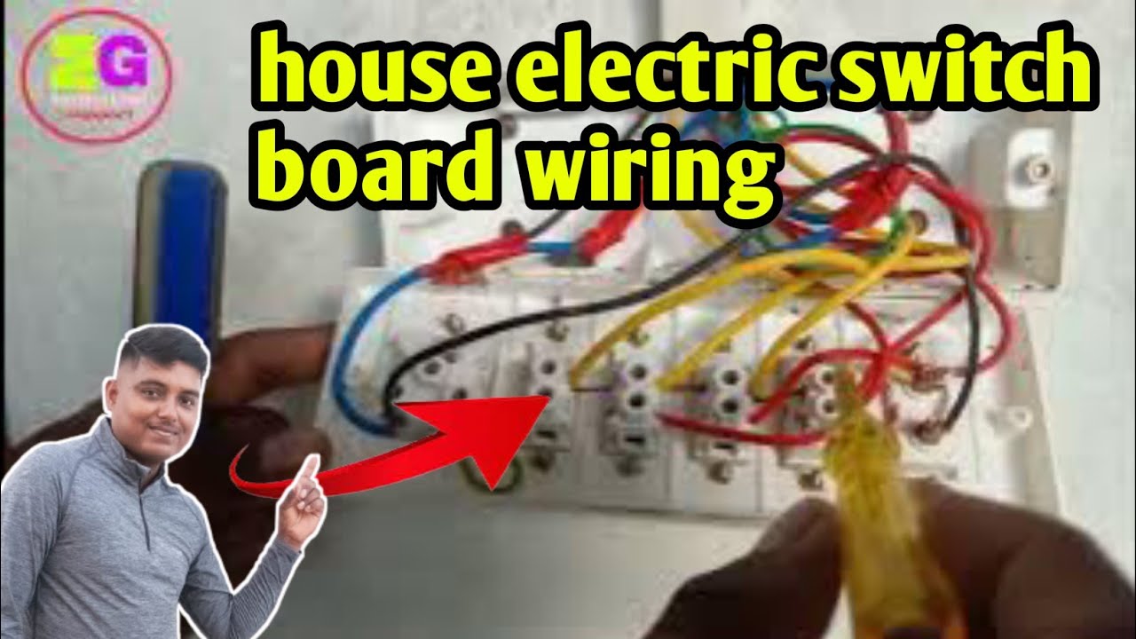 house electric switch board wiringswitch board wiring YouTube