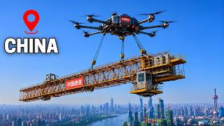 China's INSANE Drones Are Lifting Tower Cranes Into the Sky