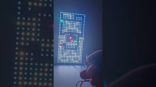 Classic Pacman played on a 32x16 RGB LED Matrix on the Arduino