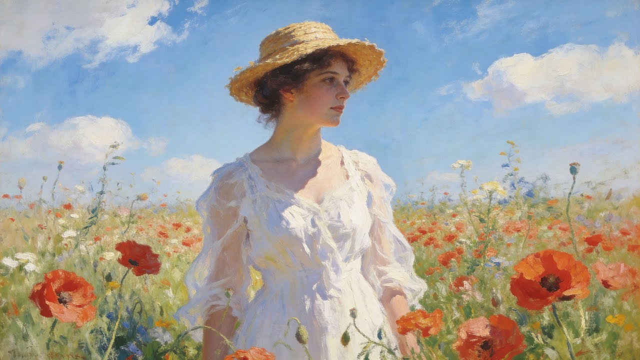 Claude Monet Impressionist Garden Paintings Animated | Relaxing Art History