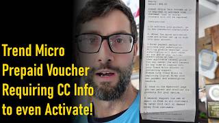 Trend Micro Anti Consumer, Requiring Credit Card, to Activate Pre-Paid Subscription Purchases