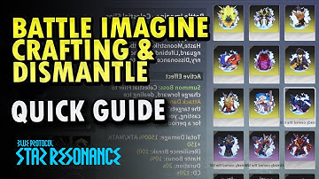 Battle Imagine Crafting & Dismantle BPSR | Blue Protocol : Star Resonance