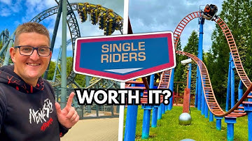 Do Single Rider Queues SAVE YOU TIME at Alton Towers?