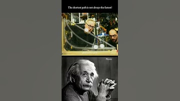 The shortest path is not always the fastest!#physics #experiment #science #shorts