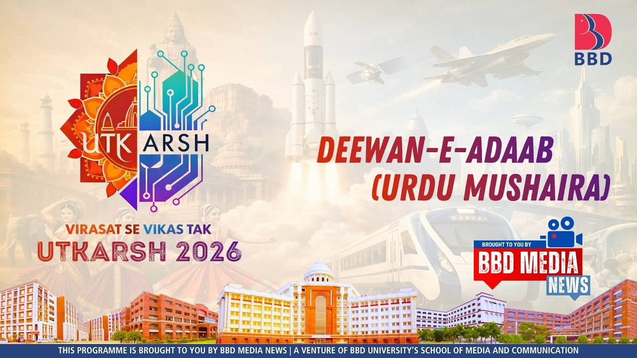 UTKARSH 2026 | DEEWAN -E-- ADAAB | URDU MUSHAIRA