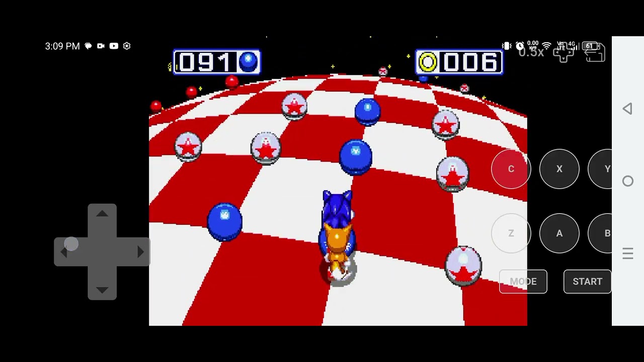 Playing sonic 3 - angel island zone act 2 