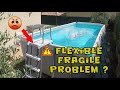 intex problem échelle piscine flexible