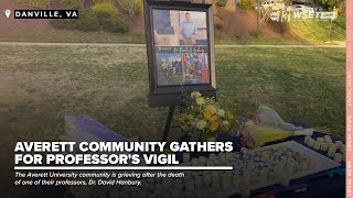 'Shows how much people loved him:' Averett community gathers for professor's vigil