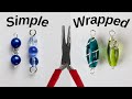 Simple Versus Wire Wrapped Loops Made Easy - Beginner Jewelry Making Tutorial