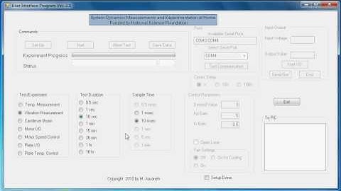 Vibration Measurement and Cantilever Beam Experiment