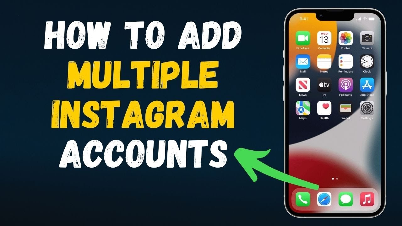 How to add multiple Instagram accounts on one device (2024) - YouTube