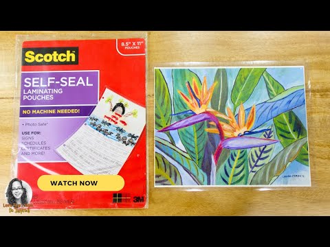 ✓ How To Use Scotch Self Sealing Laminating Pouches Review 