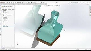 🌺 Elegant Flower Vase Design in SolidWorks 🌺