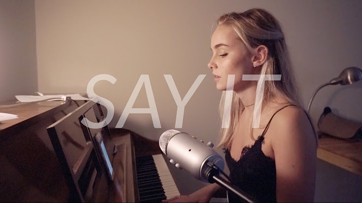 Say It Cover version - Cover performance video thumbnail
