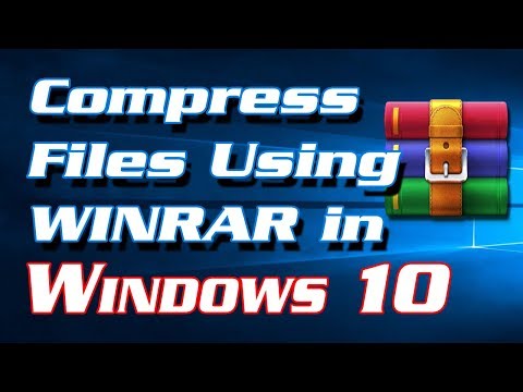 How to Compress Files using Winrar in Windows 10 | Definite Solutions