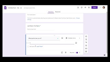 Creating a Google Form to Collect Domain Email Addresses