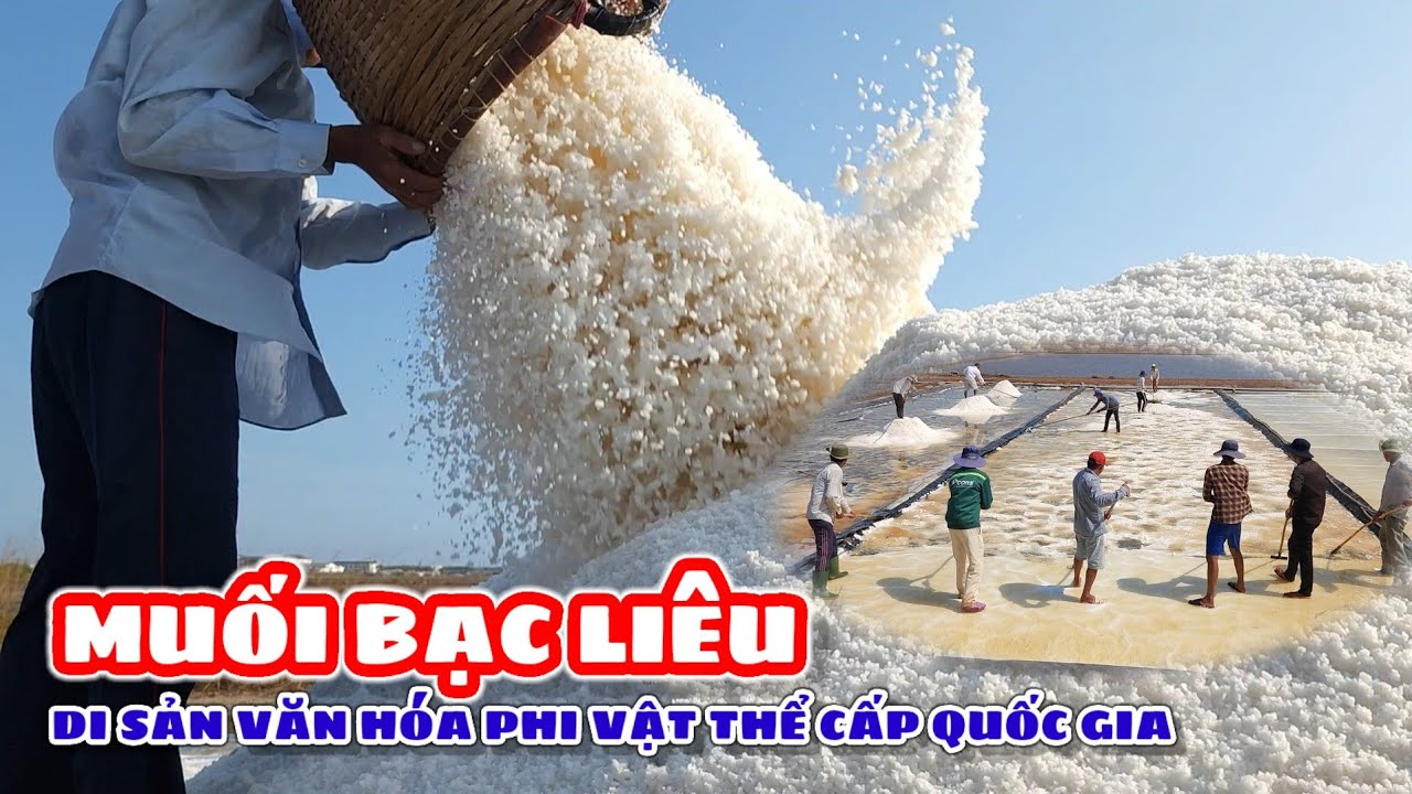 Tìm hiểu quy trình sản xuất muối của bà con diêm dân Bạc Liêu