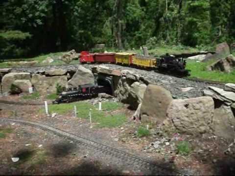 The Davies Arboretum in Demarest, NJ is the site of this wonderful layout that was built in memory of a recently passed member of the Garden RailRoaders of N...
