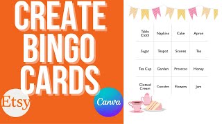 How to create bingo cards in Canva screenshot 3