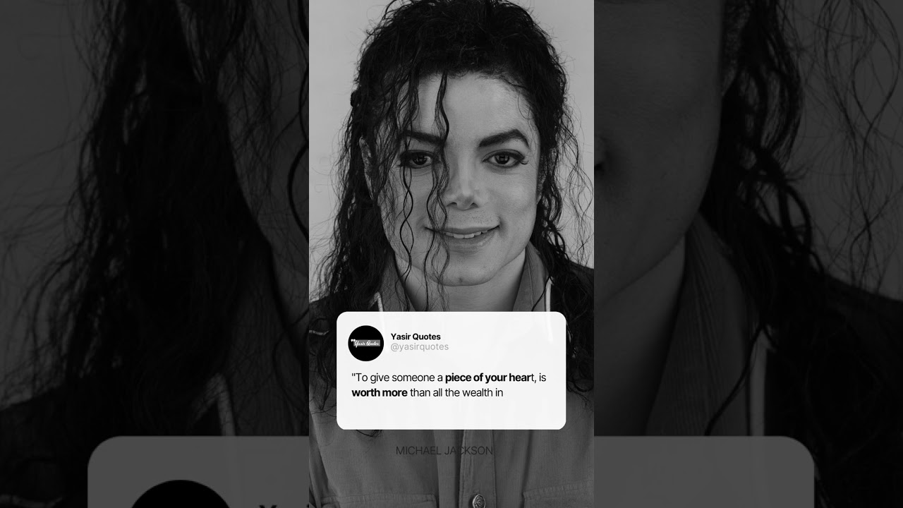 Michael Jackson Inspirational Quotes 