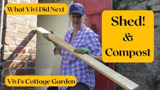 Vivis Cottage Garden: Shed! & Compost