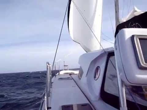 NAUTITECH 442 WIND ON OUR STERN