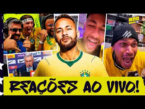 LIVE REACTION FROM NEYMAR, CRIS GUEDES, AND MANY MORE TO THE 2026 WORLD CUP SQUAD ANNOUNCEMENT!