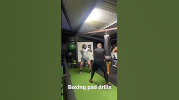 Boxing pad drills