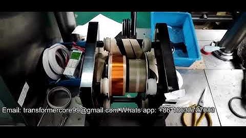 Current and Potential Transformers winding machine for Low voltage side