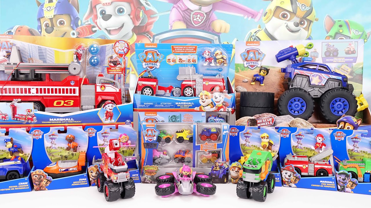 Unboxing Paw Patrol Toy Collection Review ASMR | Rescue Knights | The Movie & Big Truck
