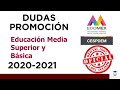 Proceso de Promoción en Educación Básica y Media Superior 2020