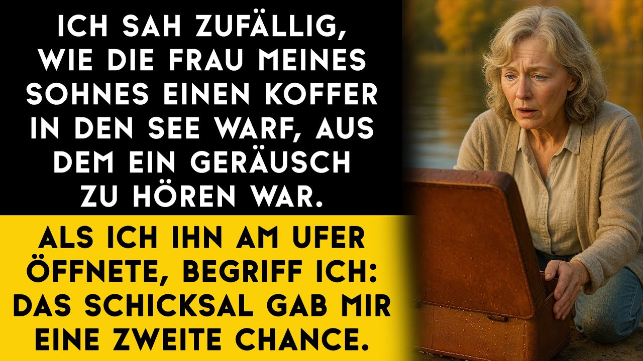 Die Frau meines Sohnes warf einen Koffer in den See, der mein Leben veränderte