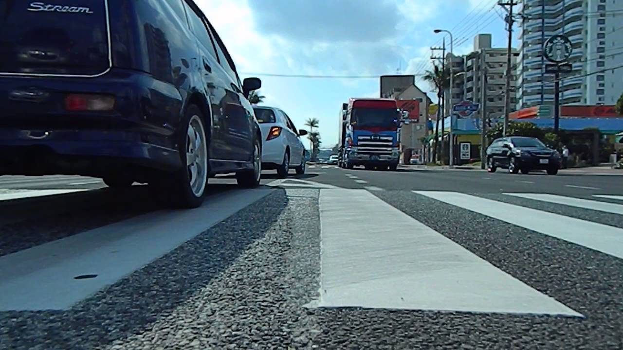 Okinawa Highway 58, facing south at the intersection of 58 and Camp Lester