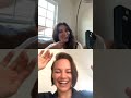 Stefania Spampinato and Danielle Savre IG live 14/05/2020