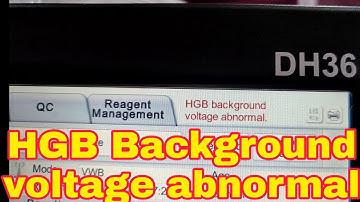 HGB Background voltage abnormal