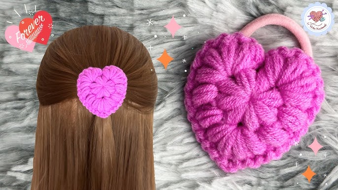 crochet hair clip pattern - Craft & Handmade Lover